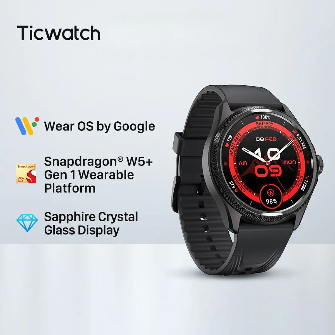TicWatch Pro 5 Enduro - Smartwatch 1