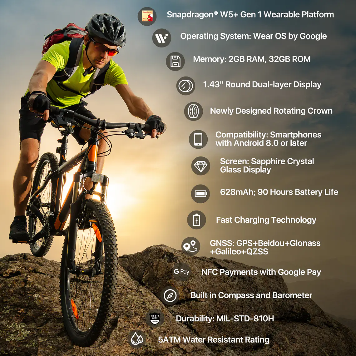 TicWatch Pro 5 Enduro - Smartwatch 5