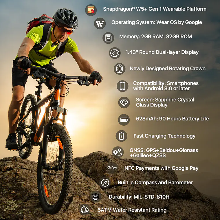 TicWatch Pro 5 Enduro - Smartwatch 5