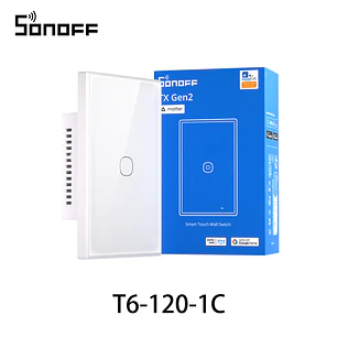 Interruptor Inteligente Sonoff Tx Gen 2 - T6 - 1 Boton - Matter