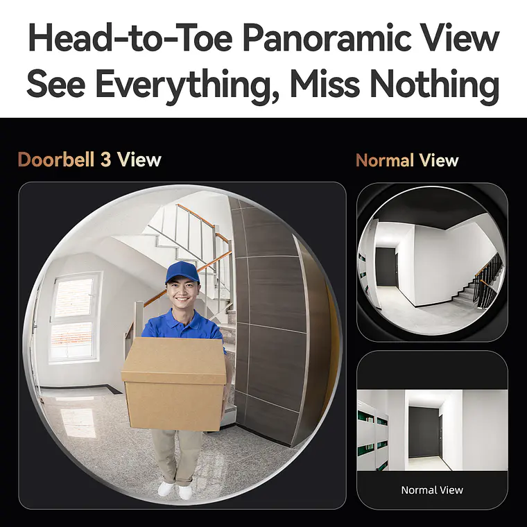 Imou Doorbell 3 Kit 2K - 4MP - 360° Vista Panorámica 3