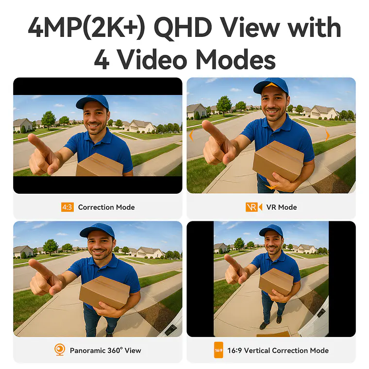 Imou Doorbell 3 Kit 2K - 4MP - 360° Vista Panorámica 6