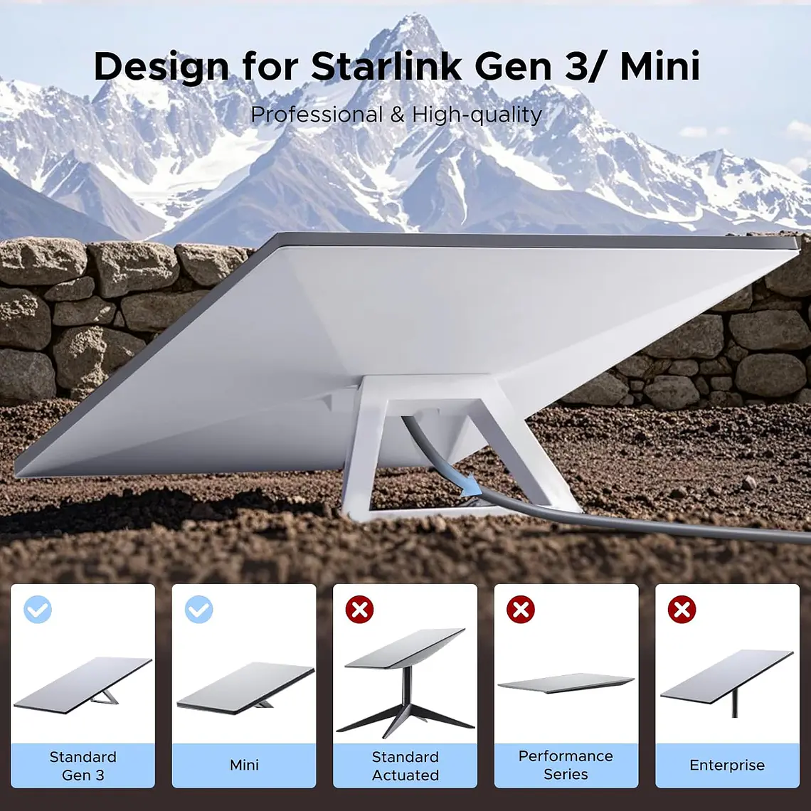 Cable de Datos Ethernet Ugreen Para Starlink Gen 3 V3 y Starlink Mini - 45 Metros - Conector RJ45 Impermeable IP67 Blindado 2