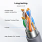 Cable de Datos Ethernet Ugreen Para Starlink Gen 3 V3 y Starlink Mini - 45 Metros - Conector RJ45 Impermeable IP67 Blindado - Miniatura 3