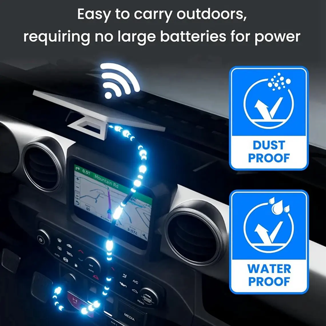 Cargador de Auto Para Starlink Mini 12V - 48V  - 5 Metros 4