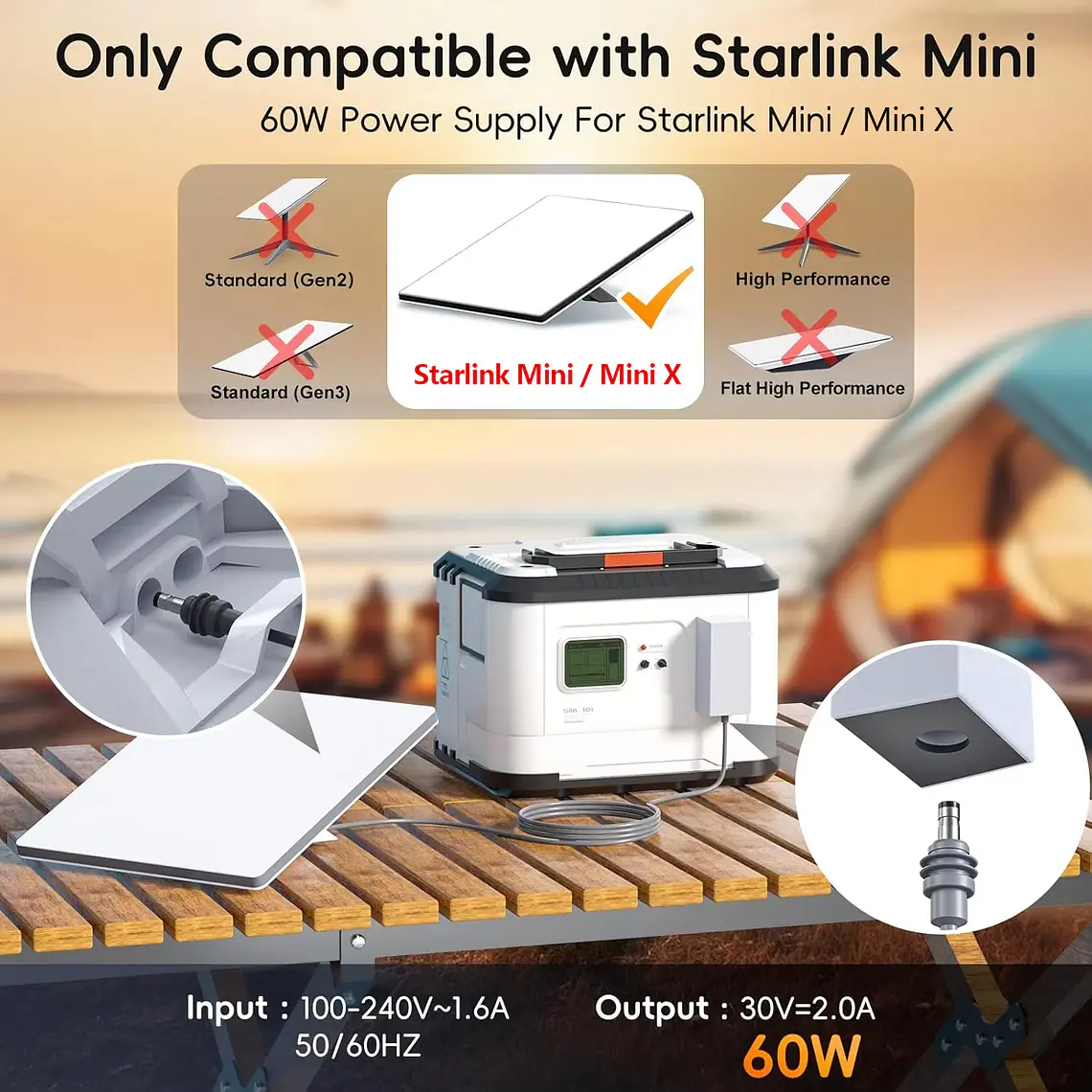 Fuente De Alimentación Para Starlink Mini - Cargador Transformador 3