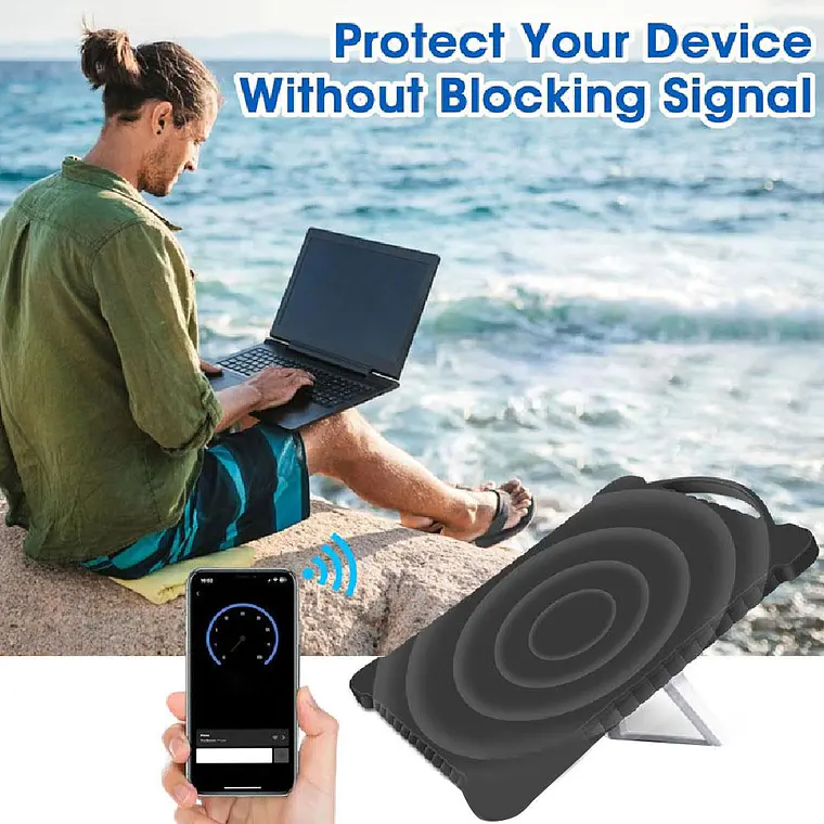 Funda Protectora de Silicona para Starlink Mini - Negro 4