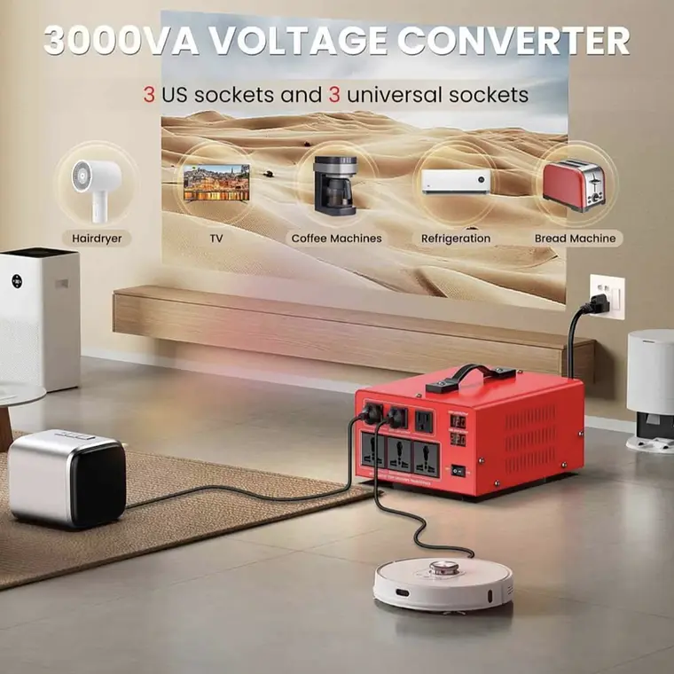 Convertidor e inversor de energía 110V a 220V 3