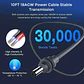 Cable de Alimentación 3 en 1 de 3 Metros Para Starlink Mini Tipo Cigarrera - Miniatura 6
