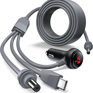 Cable de Alimentación 3 en 1 de 3 Metros Para Starlink Mini Tipo Cigarrera