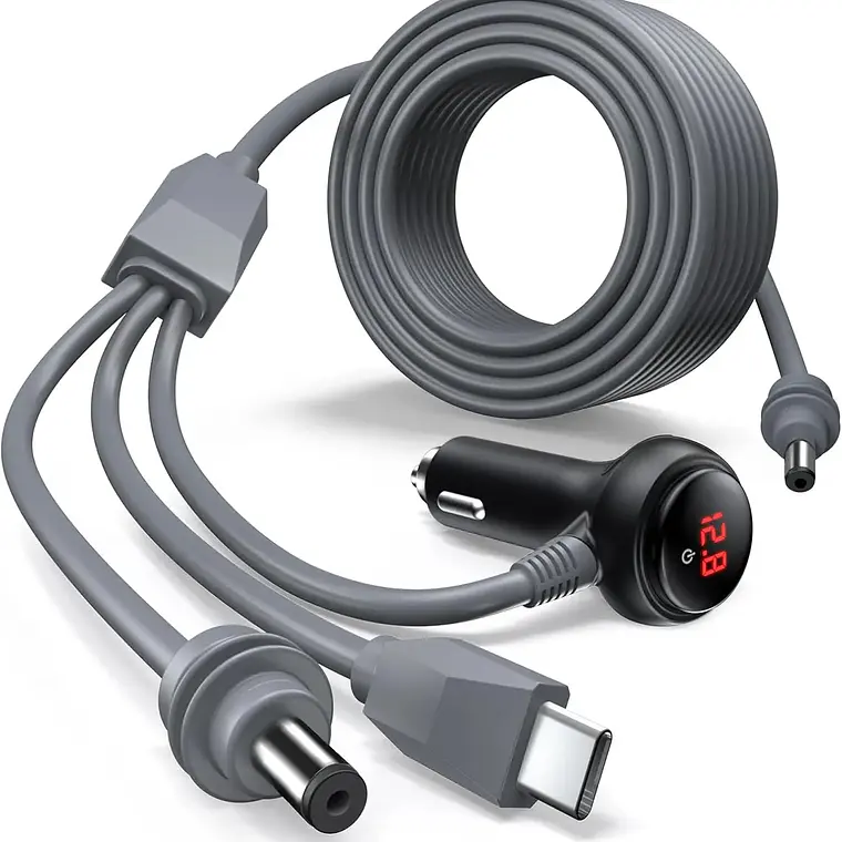 Cable de Alimentación 3 en 1 de 3 Metros Para Starlink Mini Tipo Cigarrera 1