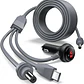 Cable de Alimentación 3 en 1 de 3 Metros Para Starlink Mini Tipo Cigarrera - Miniatura 1