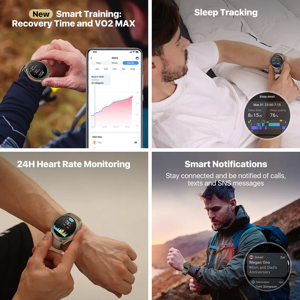 TicWatch Pro 5 Sandstone - Smartwatch  Wear OS by Google 4