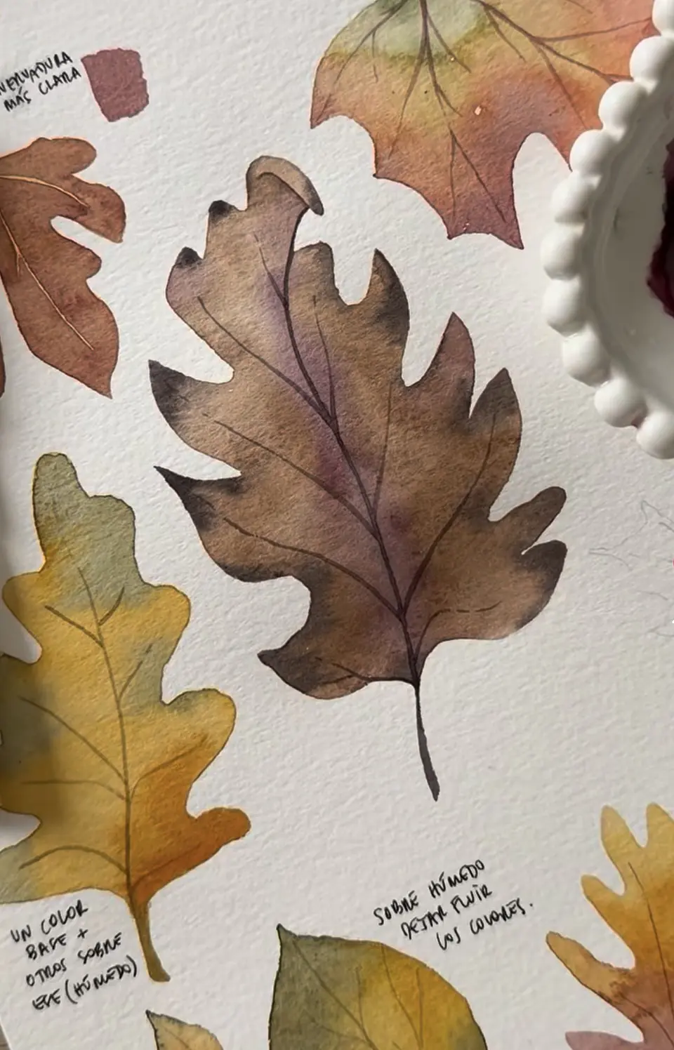 Taller de Acuarela Otoñal con Fer Jadue 1