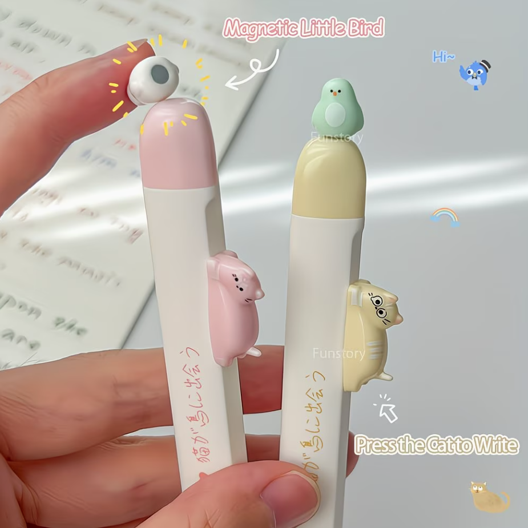 Set x4 Lapiceros de Gatito 2