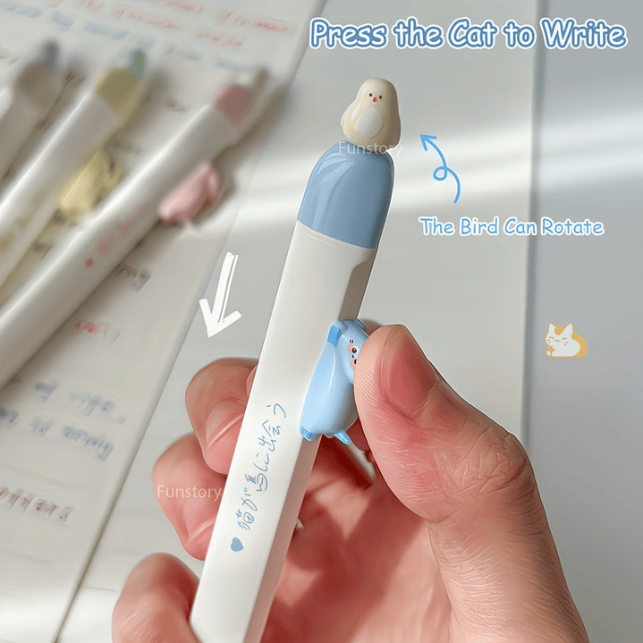 Set x4 Lapiceros de Gatito 3