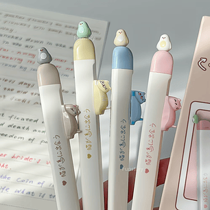 Set x4 Lapiceros de Gatito