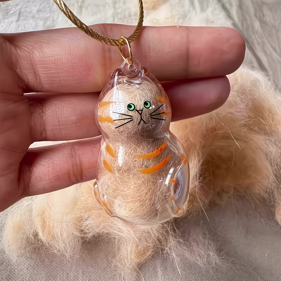 Llavero Para Guardar Pelitos de Tu Gatito 5