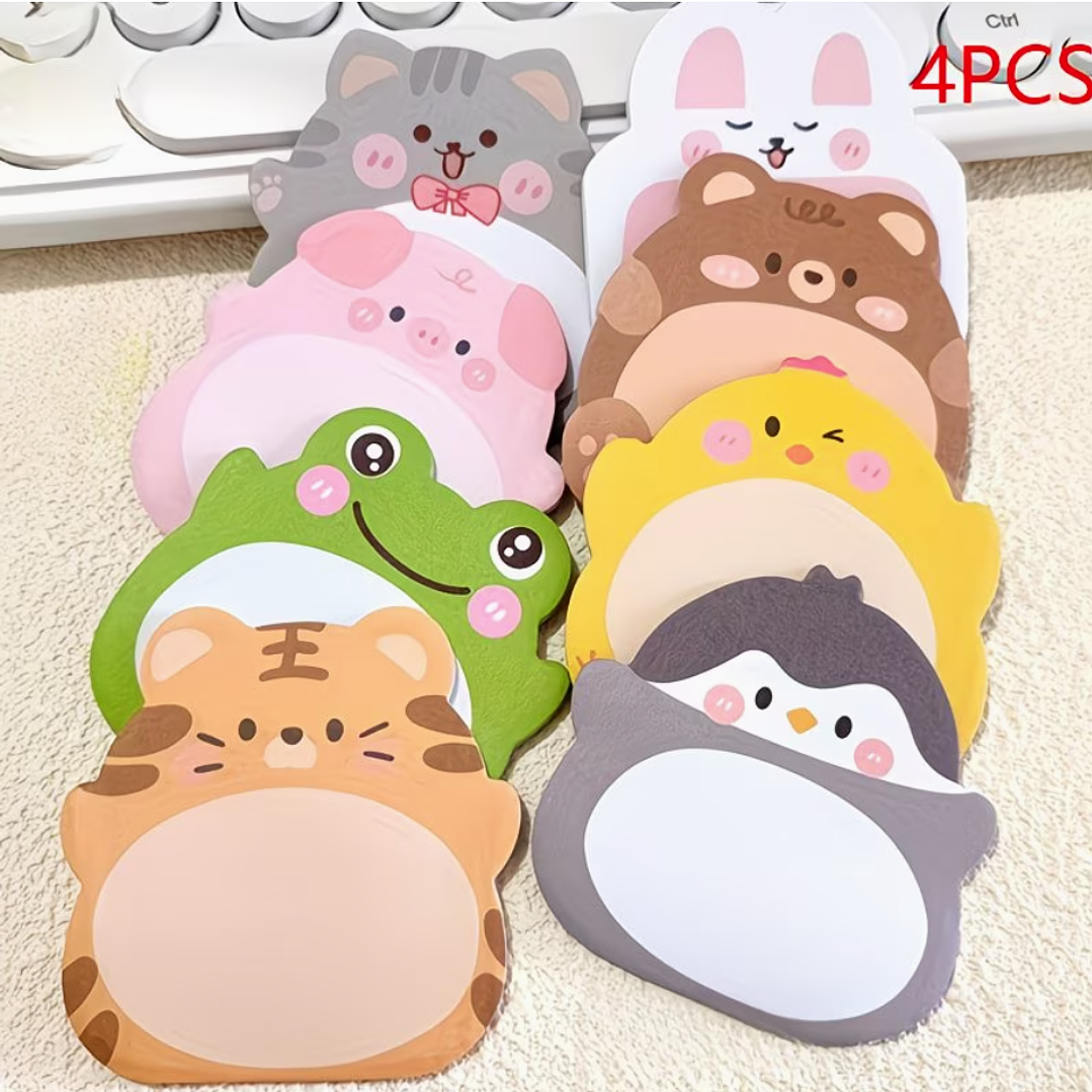 Set x4 Post Its de Animalitos 5