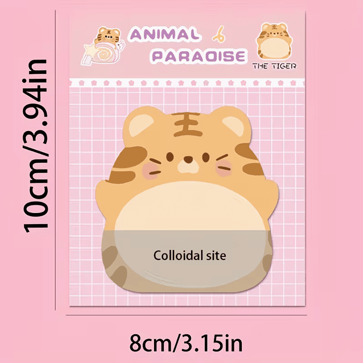 Set x4 Post Its de Animalitos 4