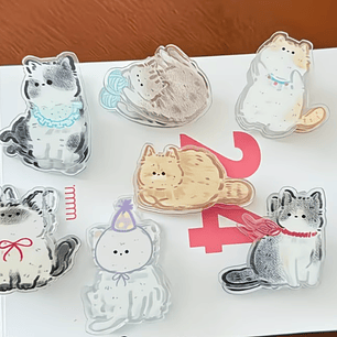 Set x7 Clips de Gatitos