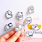 Set x9 Imanes de Gatito - Miniatura 1