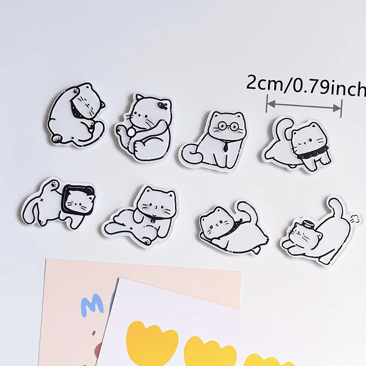 Set x9 Imanes de Gatito 3