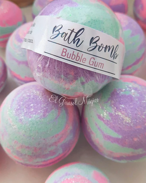 Bath Bomb Bubble Gum 