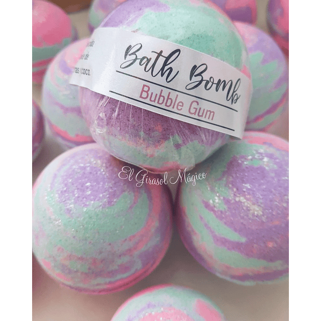 Bath Bomb Bubble Gum 