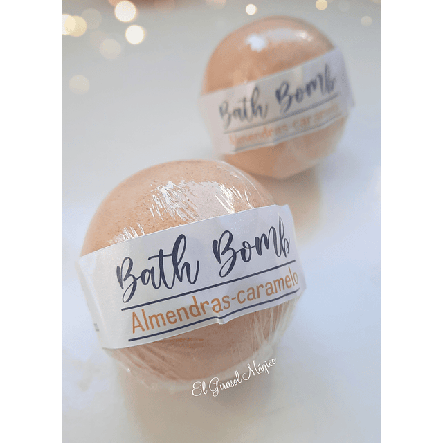 Bath Bomb Almendras -Caramelo