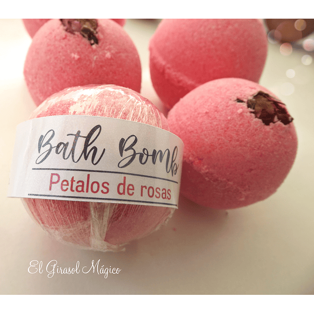 Bath Bomb Pétalos de Rosas