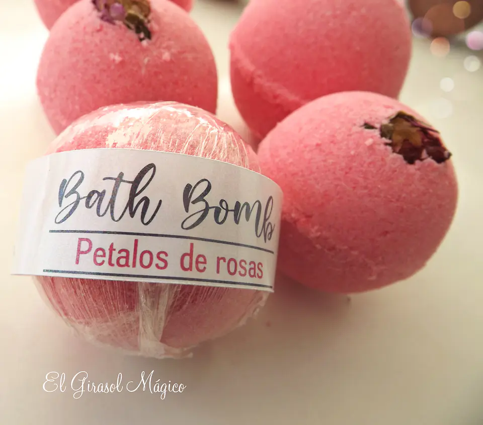 Bath Bomb Pétalos de Rosas 1