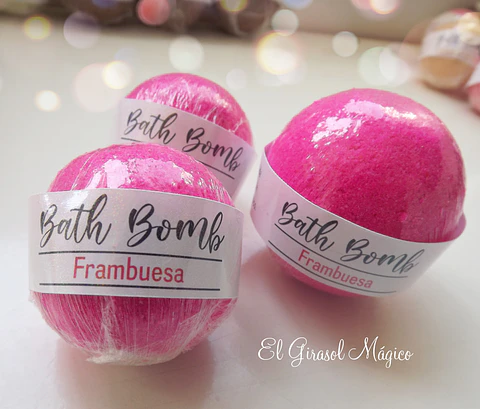 Bath Bomb Frambuesa 