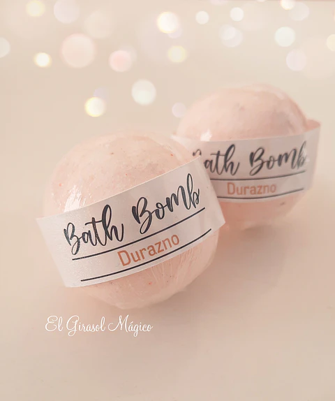 Bath Bomb Durazno 