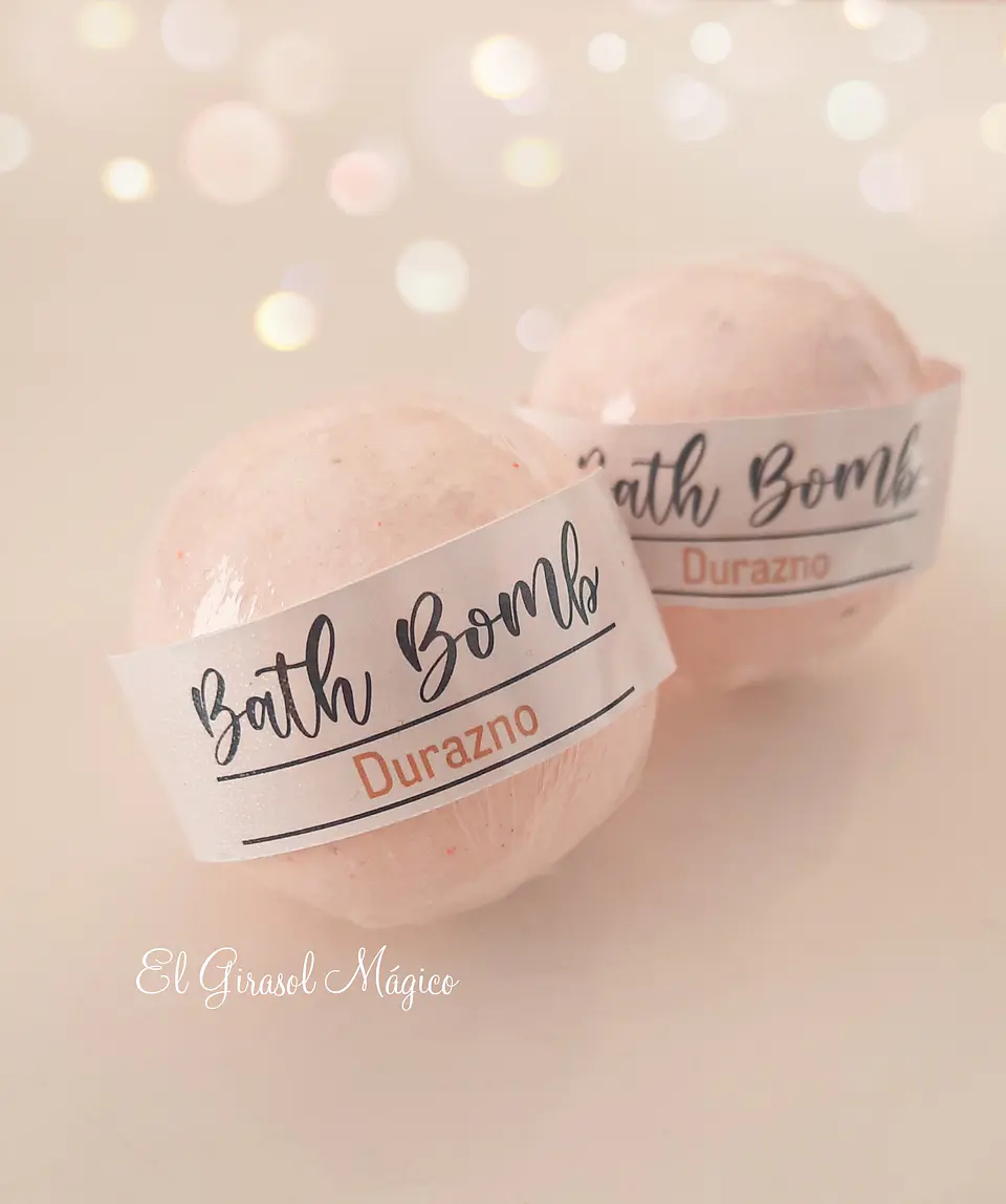 Bath Bomb Durazno  1