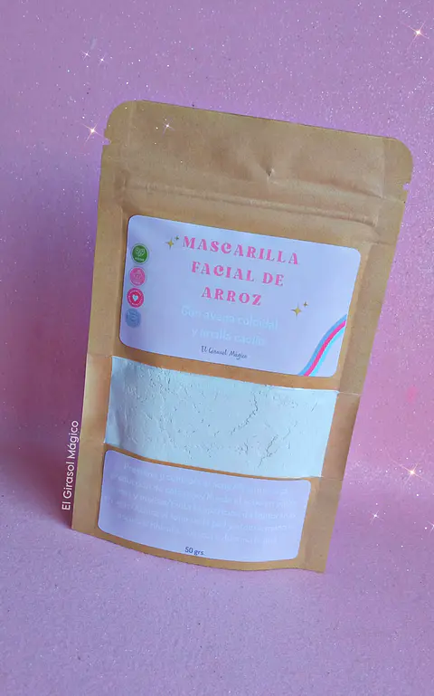 Mascarilla facial de arroz 