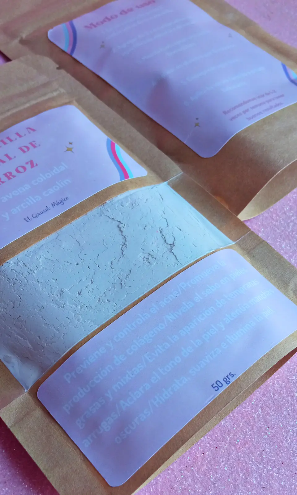 Mascarilla facial de arroz  4