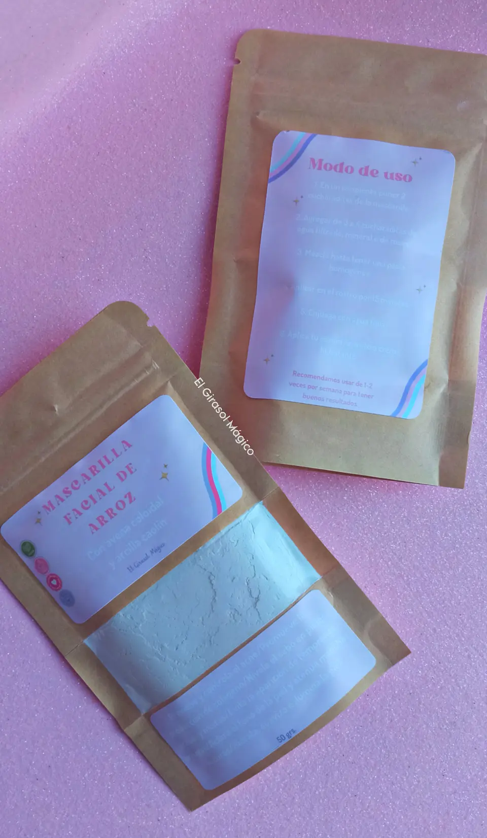 Mascarilla facial de arroz  5