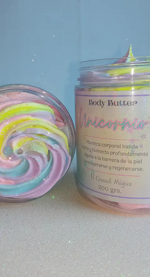 Body Butter Unicornio con glitter🌈