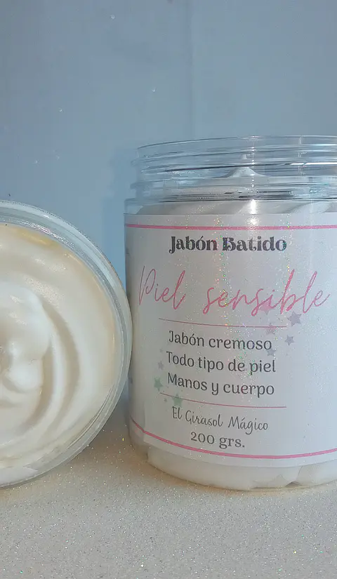 Jabón Batido Piel Sensible 