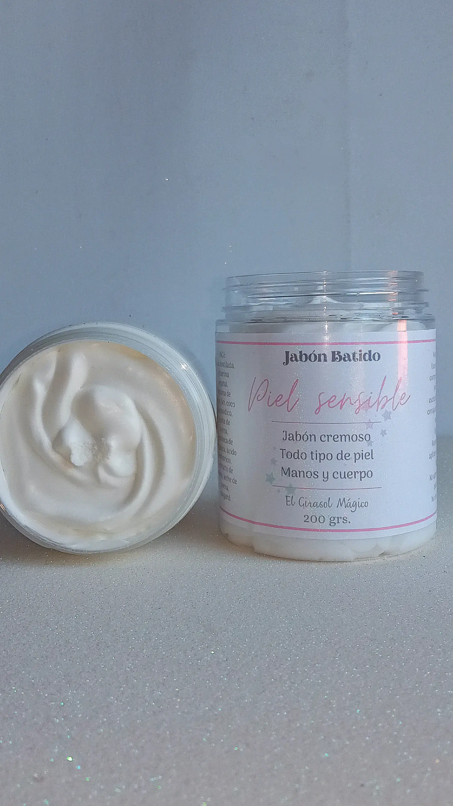 Jabón Batido Piel Sensible  3