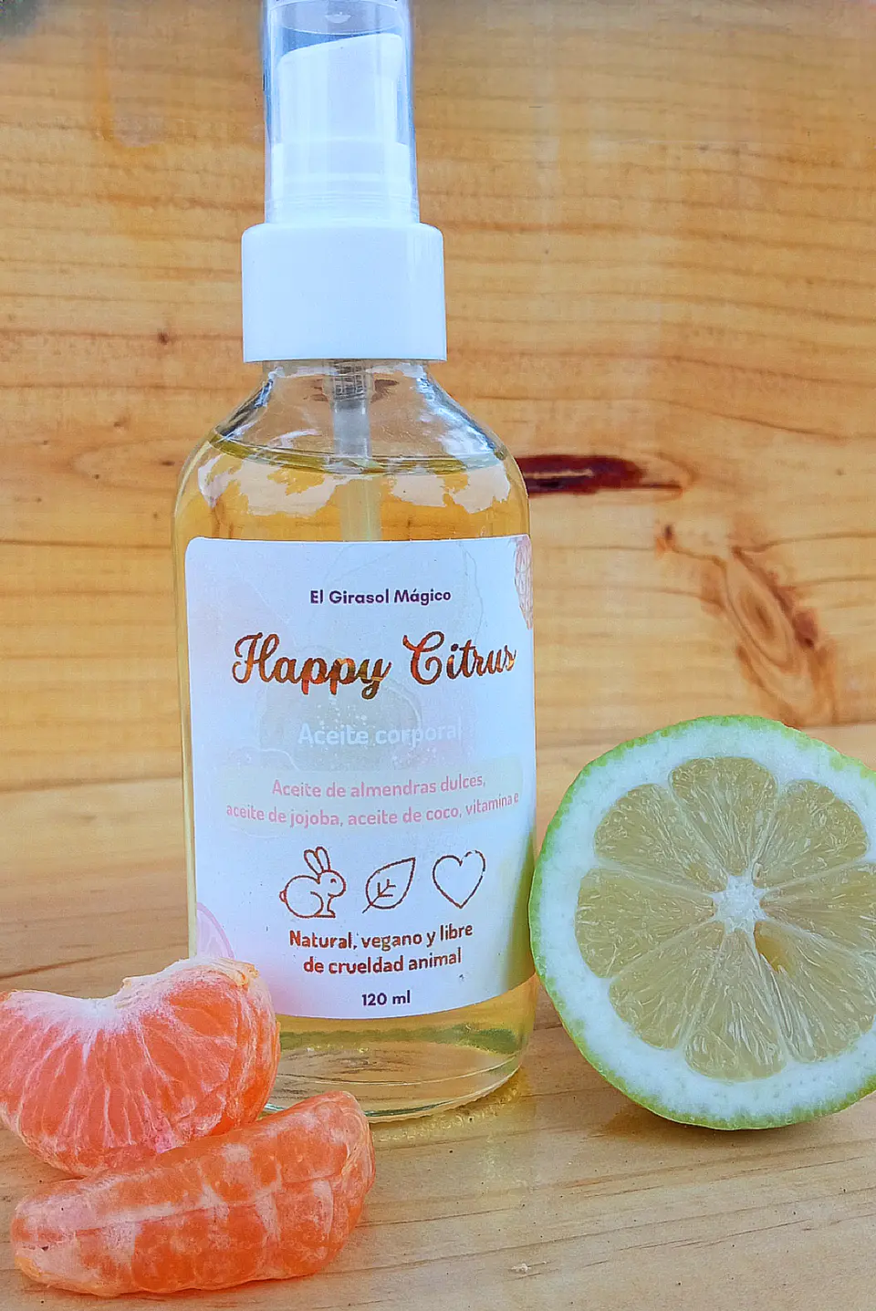 Happy Citrus aceite corporal  1