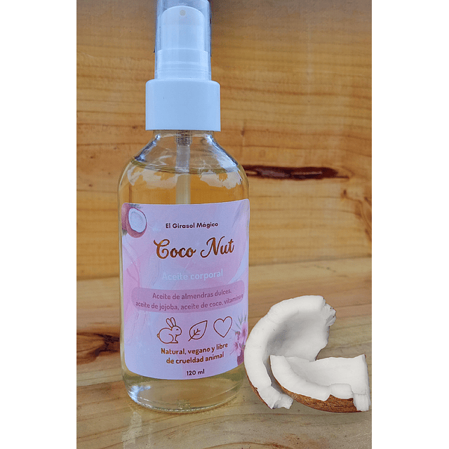 Coco Nut aceite corporal 