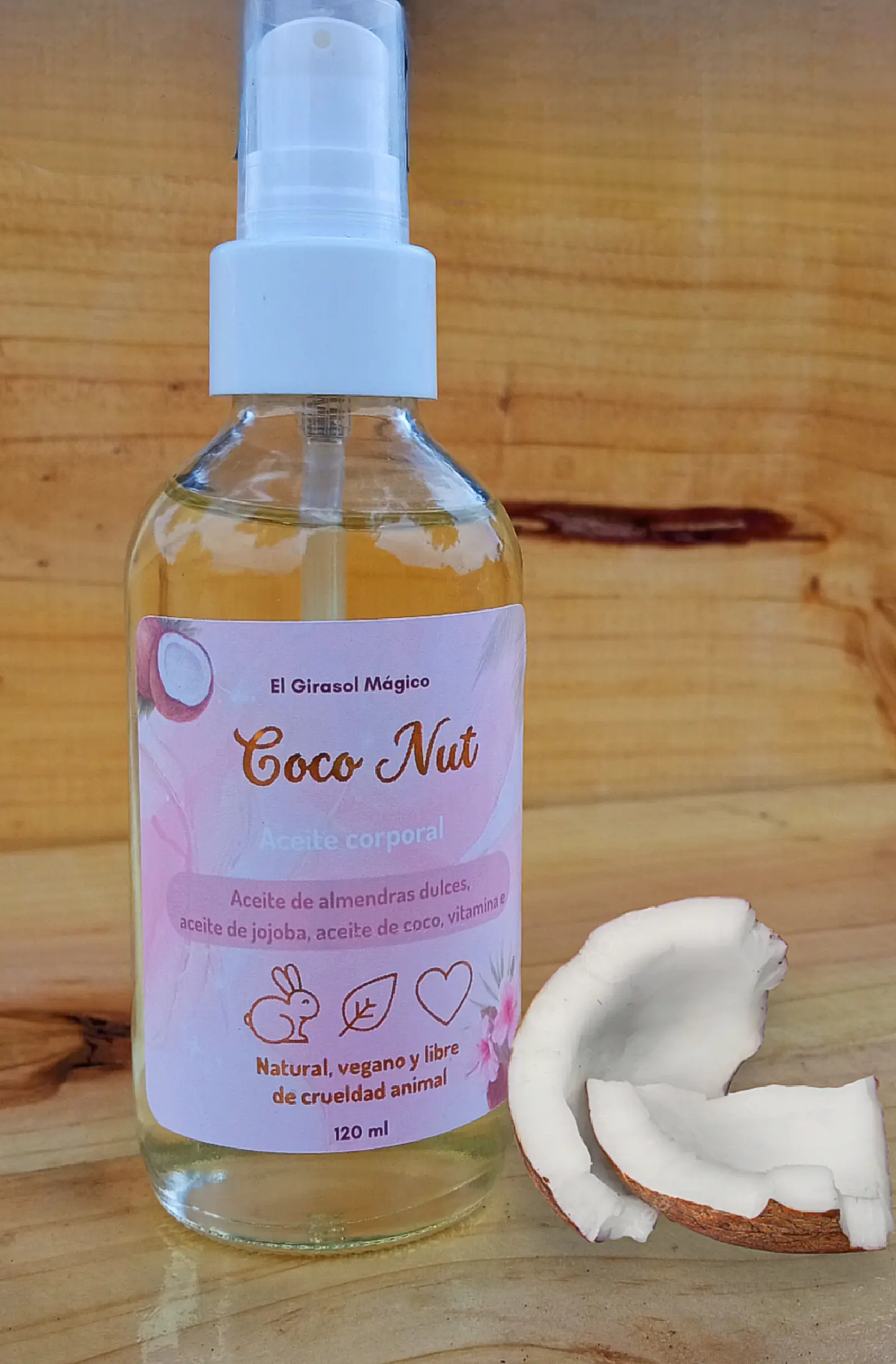 Coco Nut aceite corporal  1