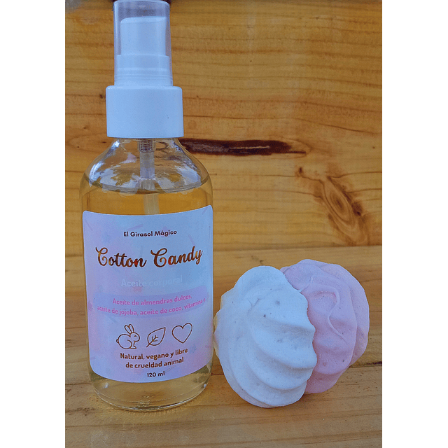 Cotton Candy aceite corporal 