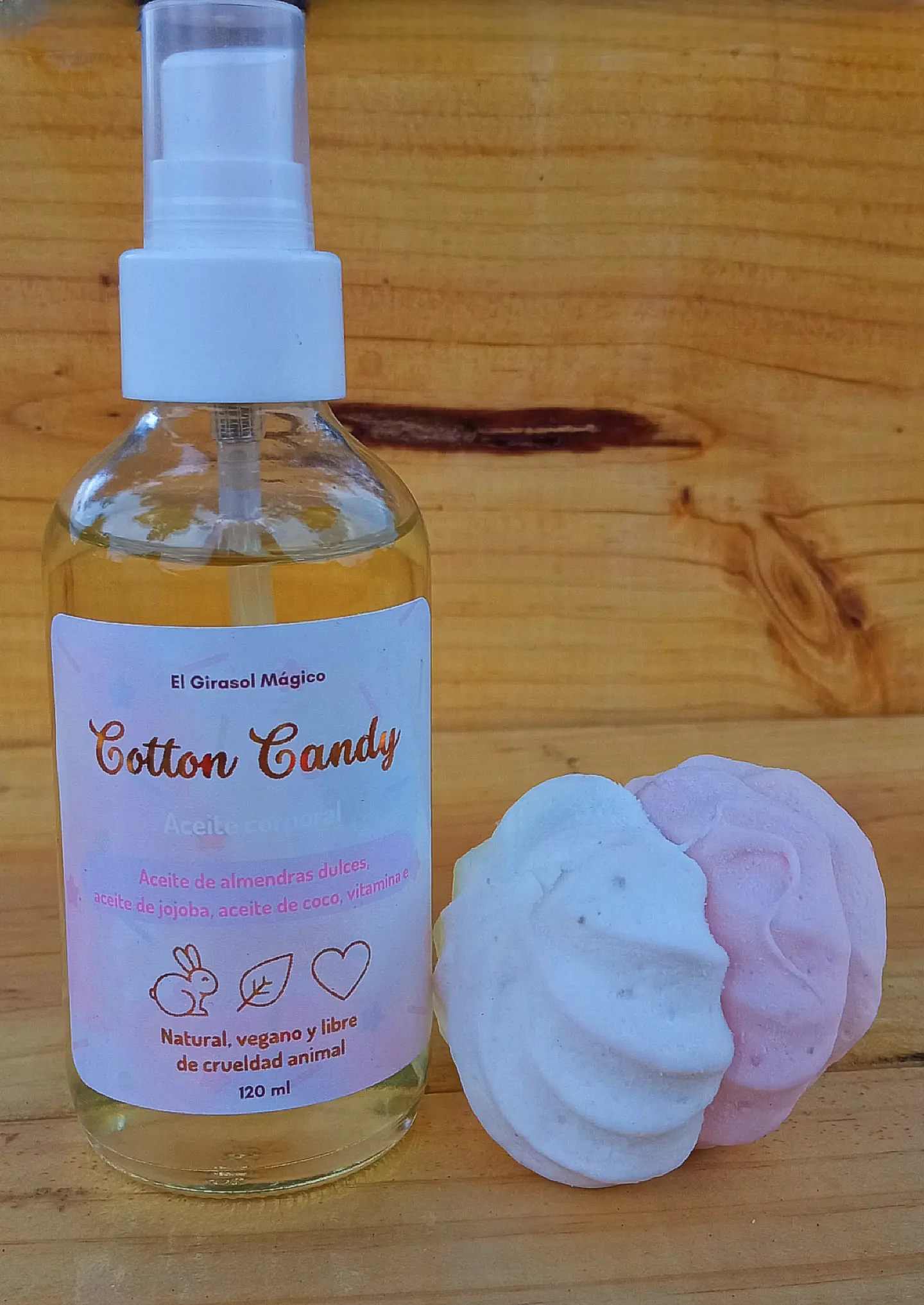 Cotton Candy aceite corporal  1