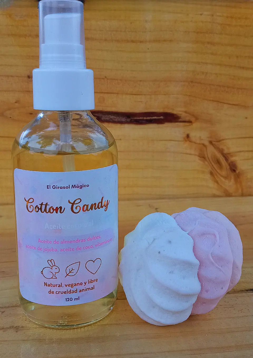 Cotton Candy aceite corporal  1