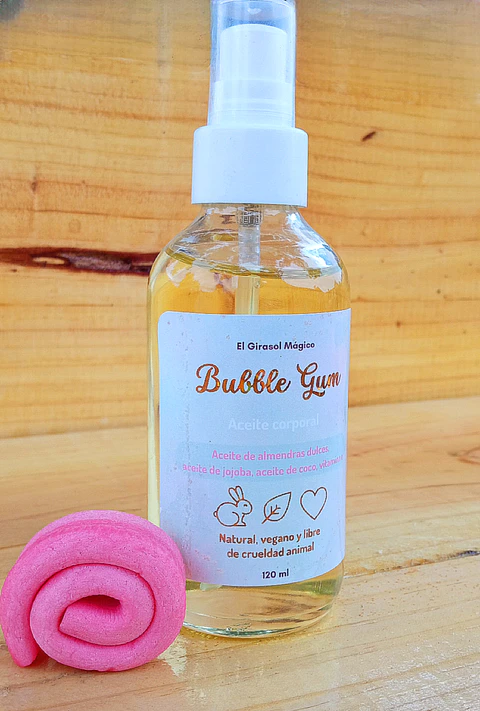 Bubble Gum aceite corporal 