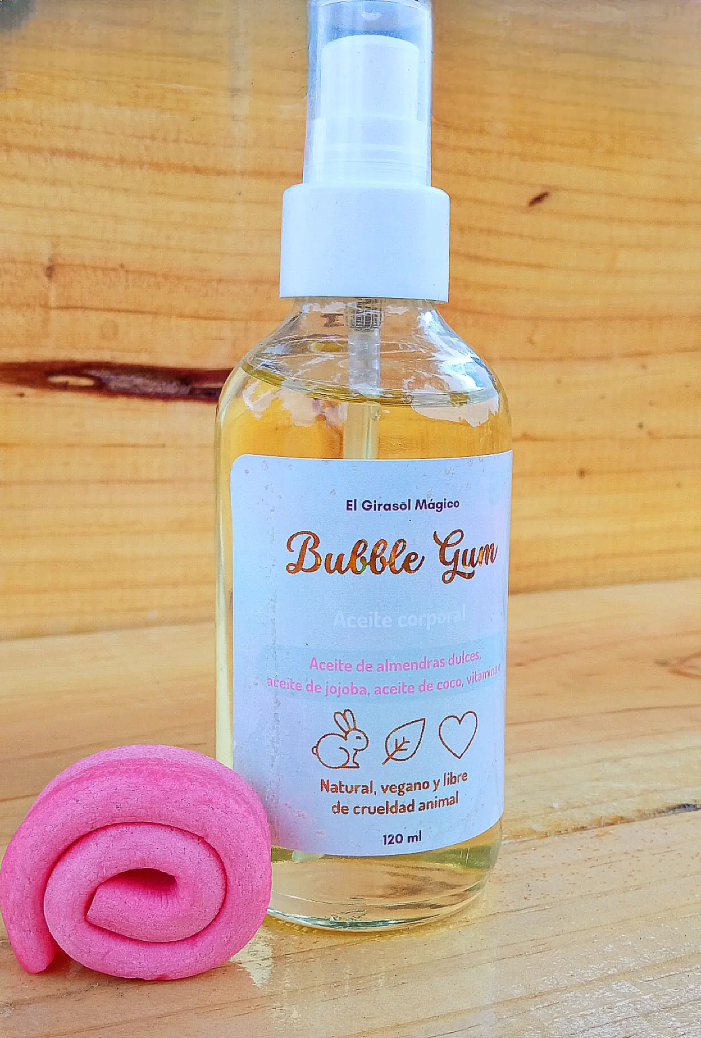 Bubble Gum aceite corporal  1