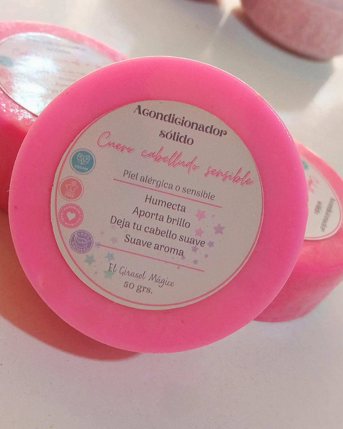 Acondicionador sólido piel sensible  1